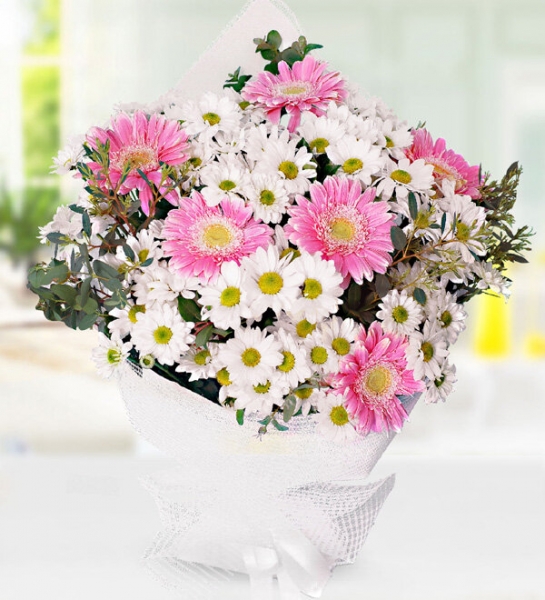Papatya ve Gerbera Buketi (büyük)